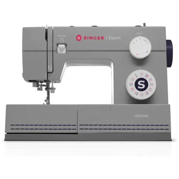 SINGER Masina de cusut electromecanica Singer Heavy Duty HD6335M, pentru Denim, Gri