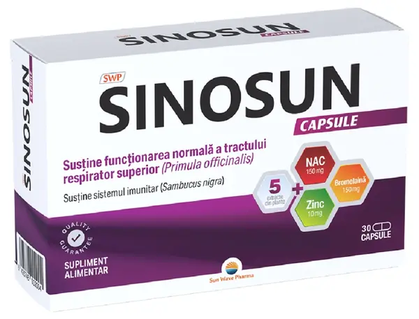 Sinosun, 30 capsule , Sun Wave Pharma