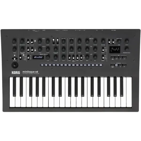 Sintetizator analogic Korg - Minilogue XD, 4-voci, 37 taste, negru