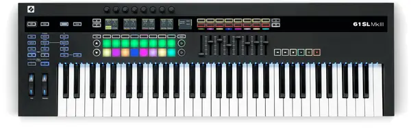 Sintetizator MIDI Novation 61SL MKIII, negru