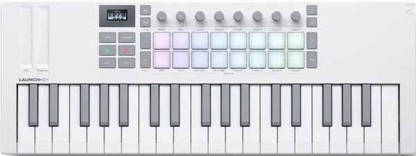 Sintetizator MIDI Novation - Launchkey Mini 37 MK4, alb