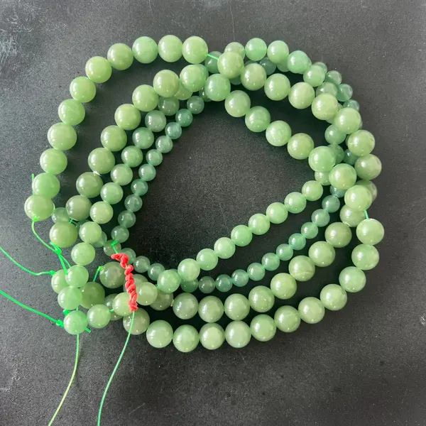 Sirag margele pietre semipretioase sfere AVENTURIN VERDE