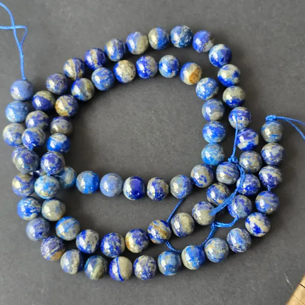 Sirag margele pietre semipretioase sfere LAPIS LAZULI