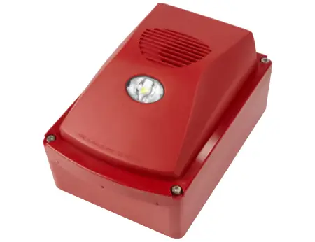 Sirena adresabila de incendiu, pentru exterior, cu flash, izolator incorporat, IP55, DSC FC445AVR