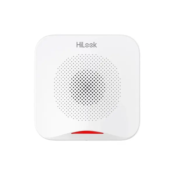 Sirena alarma de interior wireless Hikvision HiLook ALARM-S201-WE, 868.6Mhz, pana la 1600m, 4x baterie AA, LED rosu
