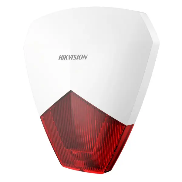Sirena cablata Hikvision, 105 dB, LED flash, interior/exterior, IP54, DS-PS1-R