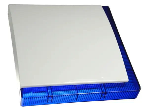 Sirena de exterior pentru sistem de alarma, LED albastru, baterie backup, putere alarma 109 dBA, VEGA