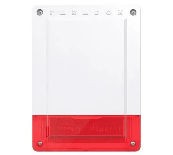 Sirena de exterior wireless, lumina LED stroboscopica, 433/868 Mhz, 100 dB, Paradox, SR250