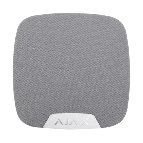 Sirena de interior wireless AJAX; Presiune acustica: 81 ÷ 105 dB @ 1 m , Timp alarma: 3 ÷ 180 s; Frecventa sunet: 3.4 ± 0.5 kHz; Timp alarmare: 0.15 s; Tip alarma: sonora + LED, conector LED extern; Frecventa operare: 868.0 - 868.6 MHz