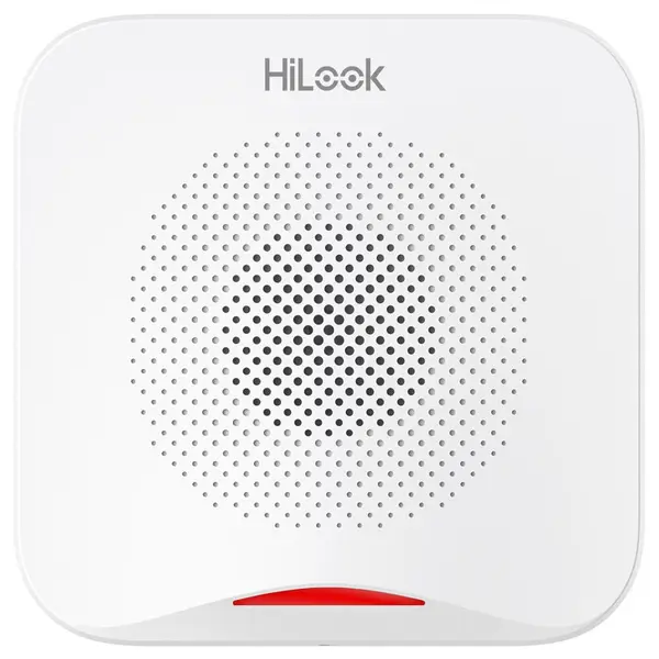 Sirena de interior wireless HiLook ALARM-S201-WE(Red), 868.6Mhz, pana la 1600m, 4x baterie AA