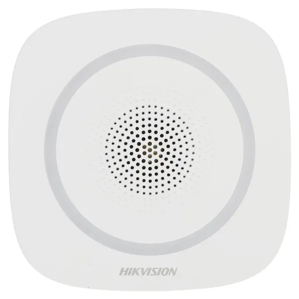 Sirena stroboscopica wireless de interior Hikvision AX PRO DS-PS1-I-WE-B, 110 dB, 868 MHz, RF 1600 m, LED Albastru