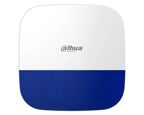 Sirena wireless de exterior Dahua, 12VDC, 110dB, IP65, ARA13-W2(868)BLUE