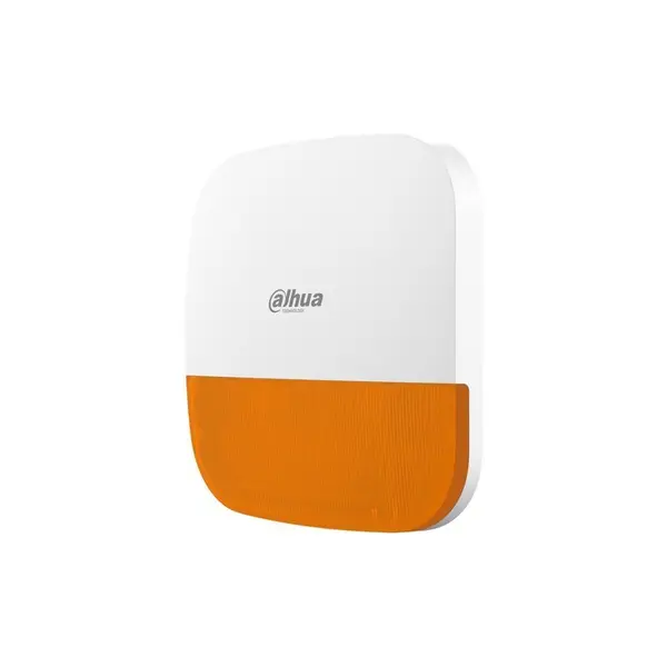 Sirena wireless de exterior Dahua, 868 MHz, 110 dB, alarma audio-vizuala, comunicare bidirectionala, 12V DC sau baterii, IP65, ARA13-W2(868)YELLOW