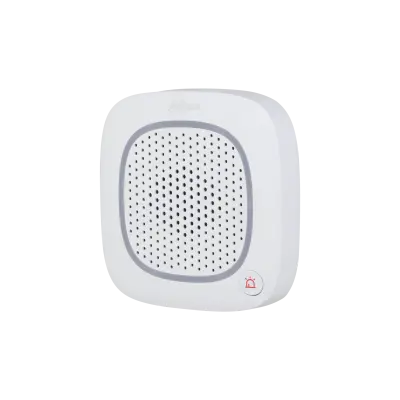 Sirenă wireless interior cu interfon bidirecțional, până la 100 dB, suport buton de panică, Dahua ARA14-W2(868)
