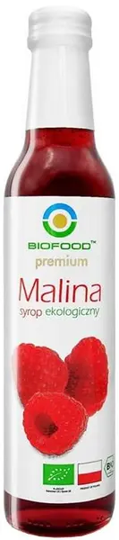 Sirop bio de zmeură, 250 ml, Biofood