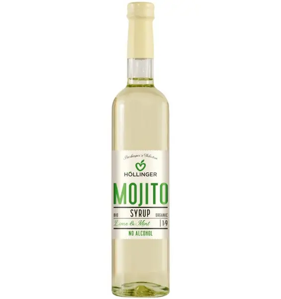 Sirop bio Mojito 1:9 lime si menta, fara alcool, 500 ml