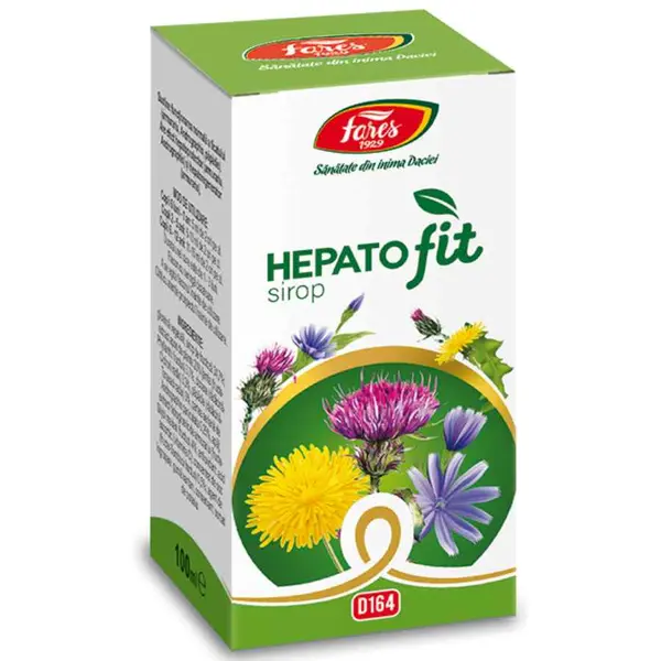 Sirop cu fructoza Hepatofit, 100ml, Fares