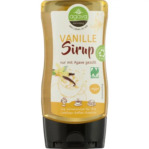 Sirop de agave cu vanilie vegan, eco - 350 g