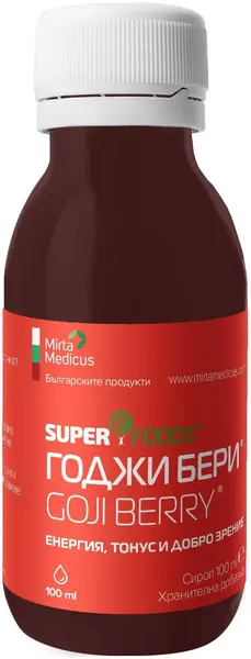 Sirop de fructe de Goji, 100 ml, Mirta Medicus