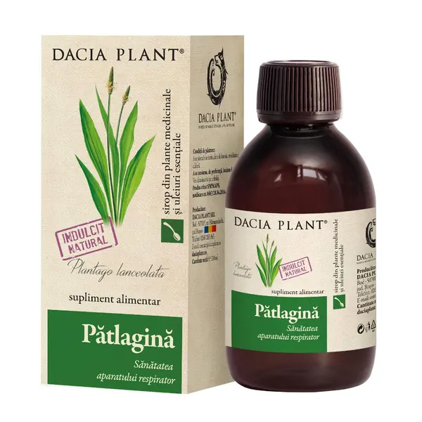 Sirop de patlagina, 200ml, Dacia Plant