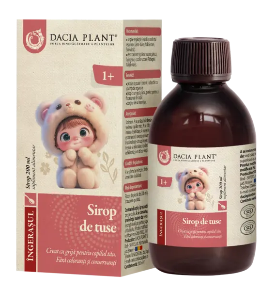 Sirop de tuse Ingerasul, 200 ml, Dacia Plant