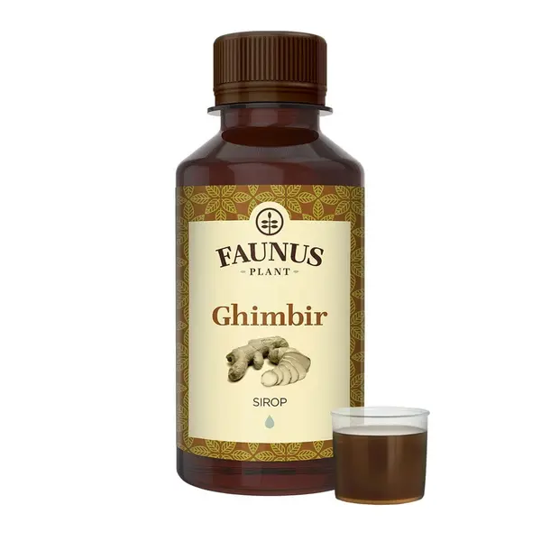 Sirop digestiv de Ghimbir, 200ml, Faunus Plant