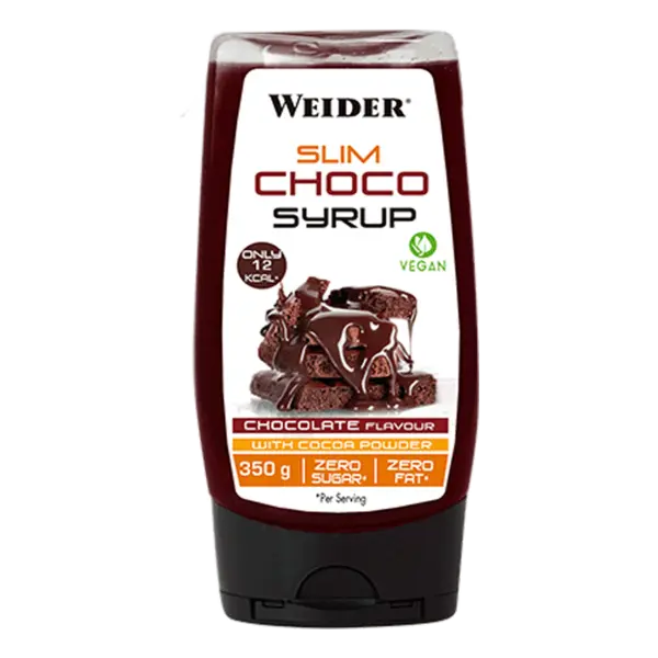 Sirop fara zahar cu aroma de ciocolata Slim Choco Syrup, 250ml, Weider