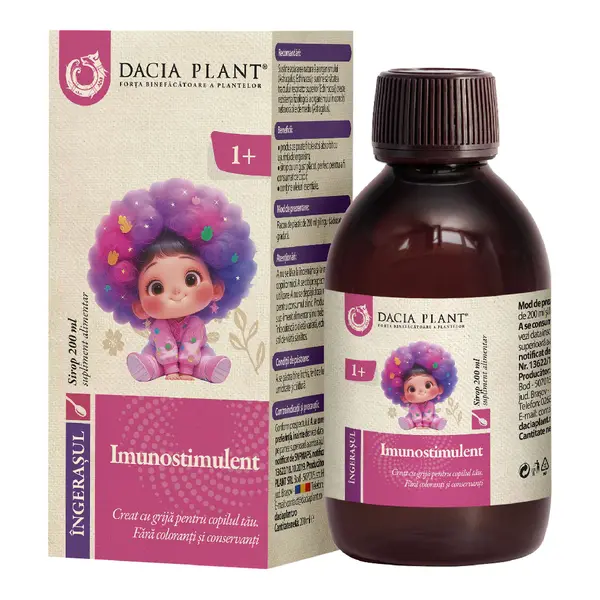 Sirop Imunostimulent Ingerasul, 200 ml, Dacia Plant