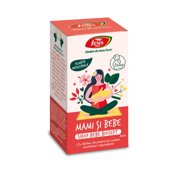 Sirop indulcit cu fructoza Bebe Biosept, 100ml, Fares