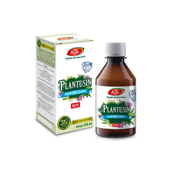 Sirop pentru copii Plantusin, 250ml, Fares
