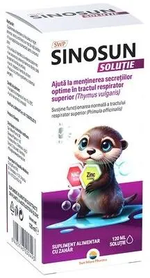 Sirop respirator Sinosun, 120 ml, Sun Wave Pharma