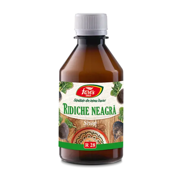 Sirop Ridiche neagra, 250ml, Fares
