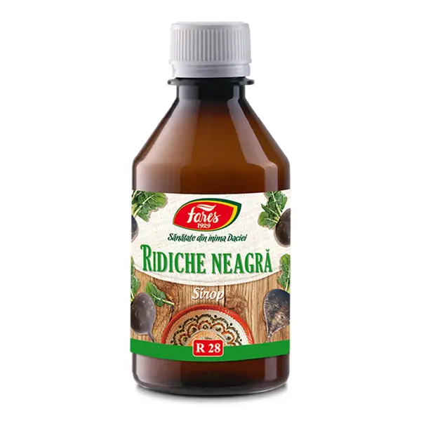 Sirop ridiche neagra, 250ml, Fares