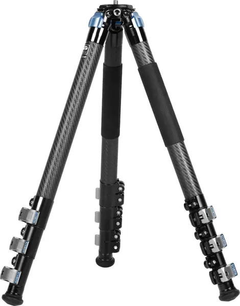 Sirui L-324F Trepied Foto din Carbon, Fara Coloana Centrala, Inaltime 145 cm, Sarcina 18 kg, 4 Sectiuni