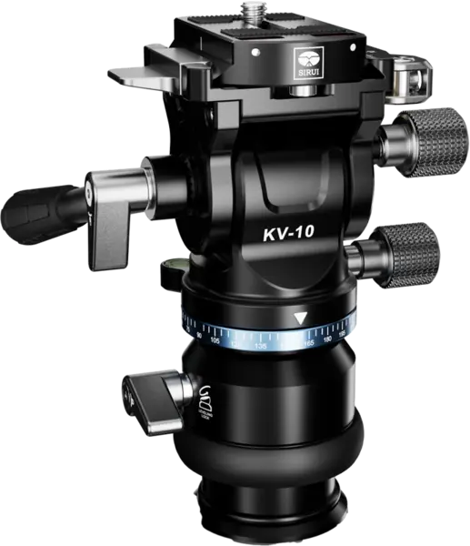 Sirui Pan & Tilt Head with Leveling Base KV-10