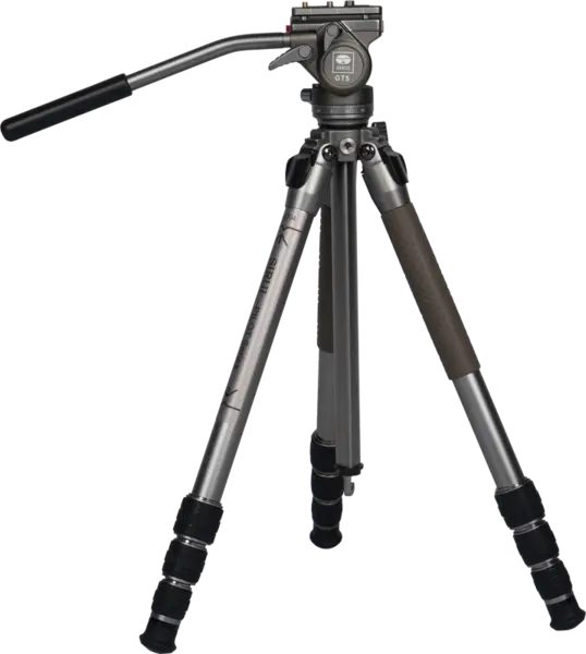 Sirui Pilot Series Alu Tripod GT04+GT5 Videohead Grey, Trepied video aluminiu