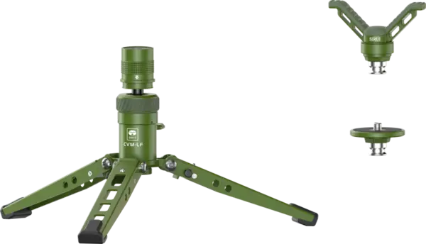 Sirui Table Tripod / Low Angle Monopod Feet & V-Shape Gun Pedal Version GreenSirui Quick Release Clamp V-Shape Gun / Plate Green