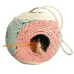 Sisal pentru pisici Bobby Facette, 18 x 11 cm, Roz