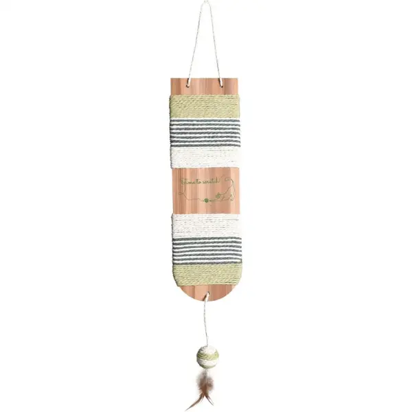Sisal pentru pisici Bobby Time, 73 x 12.5 cm, Verde