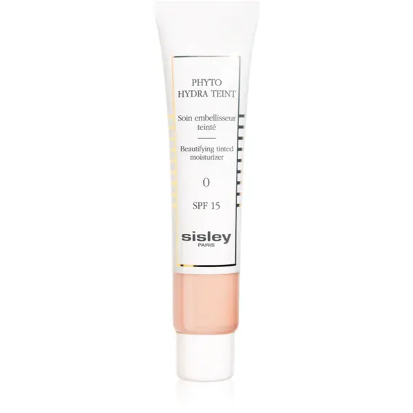 Sisley Phyto-Hydra Teint cremă hidratantă nuanțatoare, cu efect de iluminare SPF 15 culoare 0 Fair 40 ml
