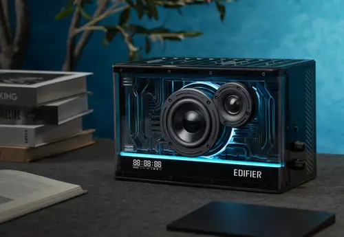 Sistem audio EDIFIER QD35-BK, RMS 40 W, Bluetooth 5.3, RGB, GaN 35W (Negru)