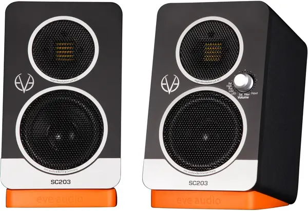 Sistem audio EVE Audio - SC203, negru/argintiu