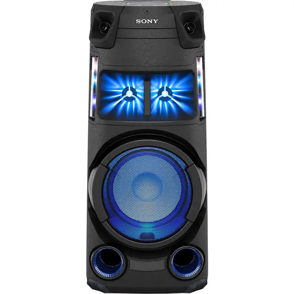 Sistem audio High Power Sony MHC-V43D, Bluetooth, Party Lights, Jet Bass Booster, Negru