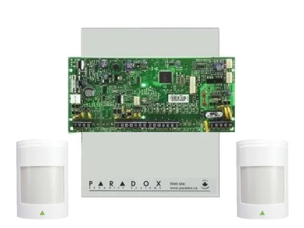 Sistem de alarma 4 zone, 2 senzori PIR, Paradox, SP4000+2XPRO476