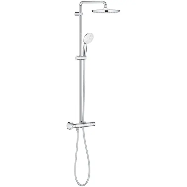 Sistem de dus Grohe, Tempesta 250 shower system THM 9,5l, aparent, termostat, ajustabil, 1 functie, Crom