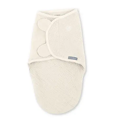 Sistem de infasare Ingenuity Swaddle Me 0-3 luni, muselina, colectia Original Cream
