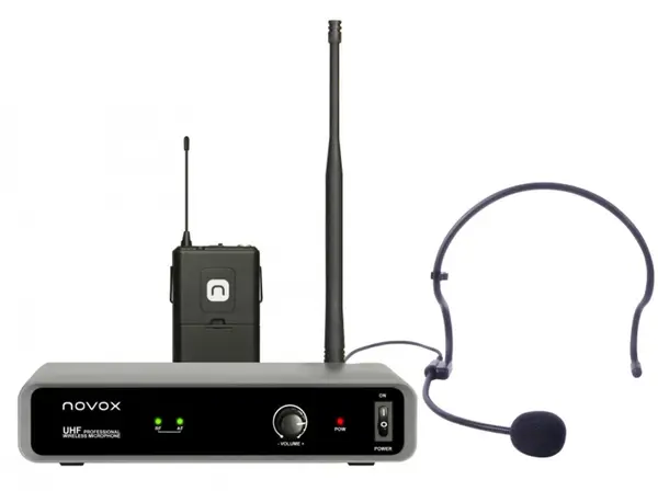 Sistem de microfon wireless Novox - FREE B1, negru