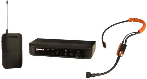 Sistem de microfon wireless Shure - BLX14E/SM31-K14, negru