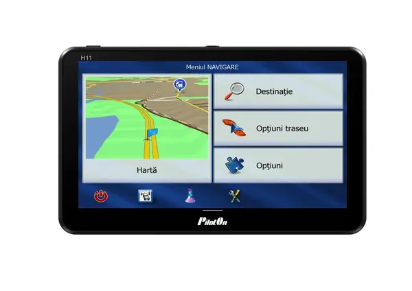 Sistem de Navigatie PilotOn H11 - GPS 7 inch cu Camera DVR Full HD pentru Camion, Harti Europa incluse