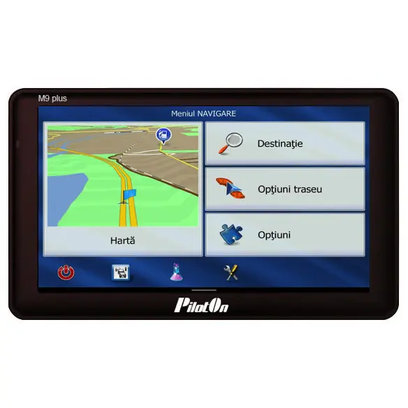 Sistem de Navigatie PilotOn M9Plus 8GB - GPS 7 inch pentru Camion, Harti Europa incluse